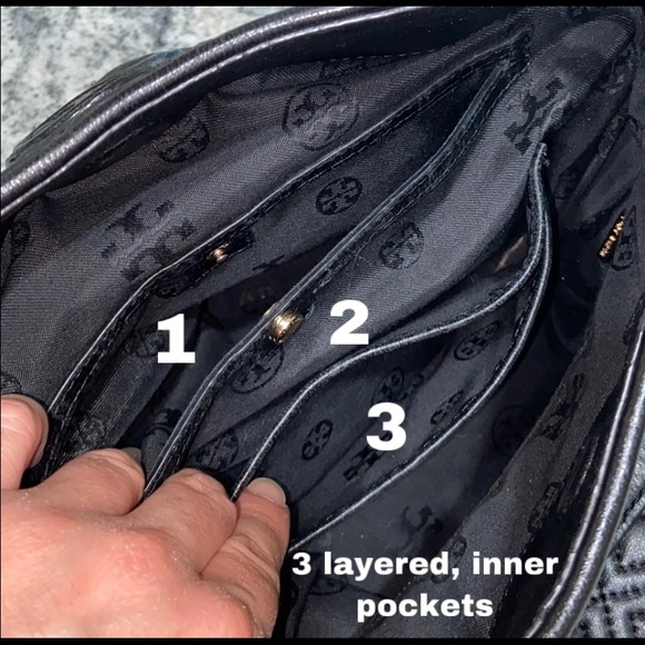 ❤️TRADED❤️Tory Burch Marion Quilted Slouchy Tote - Picture 11 of 16